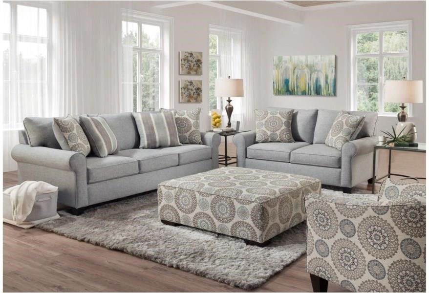 Behold Home Vivian DH299 stationary loveseat Standard Furniture